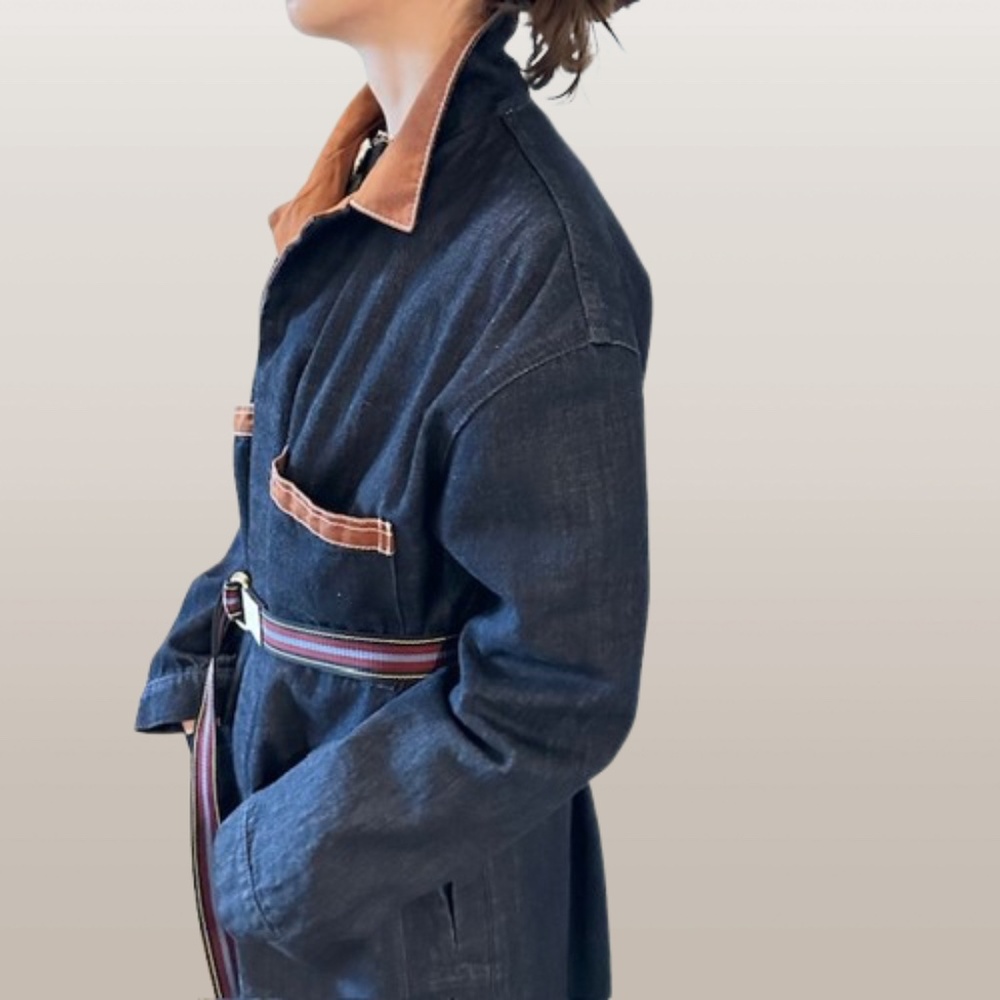 MARNI Denim Coat with Belt🌸